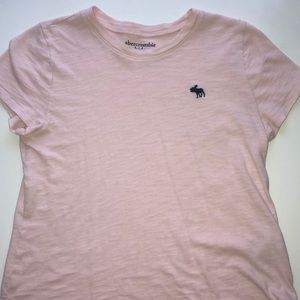 Pink short sleeve Abercrombie T